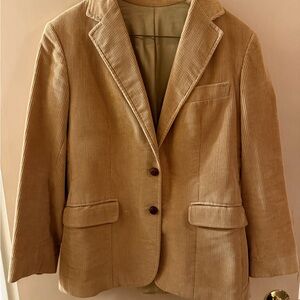 Camel Corduroy Women's Blazer